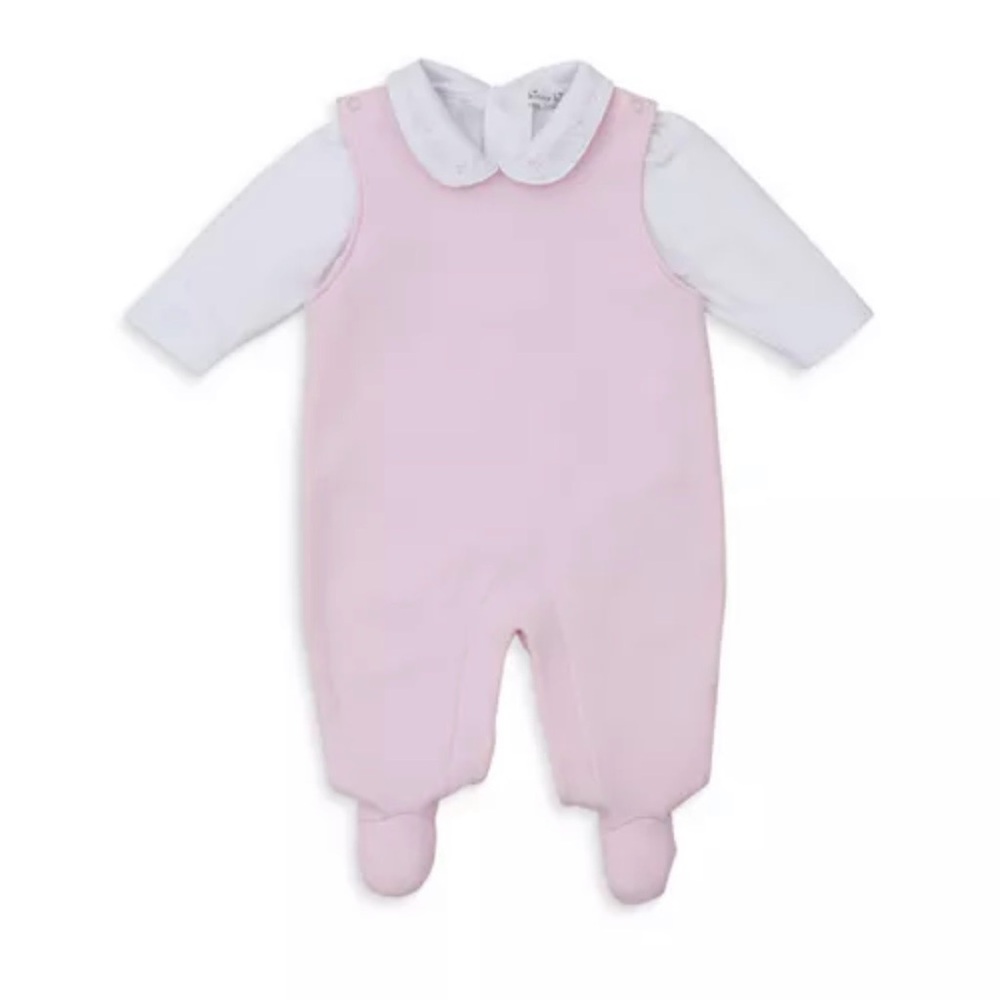 Pink and White Kids One Piece